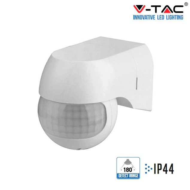 SENSOR DE INFRAVERMELHOS (PIR) PAREDE 180º ROTATIVO B IP44