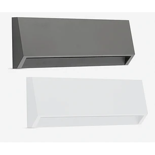 Aplique LED de Parede Aron Aster IP65 4W CCT (3000K/4000K/6500K) Cinzento/Branco