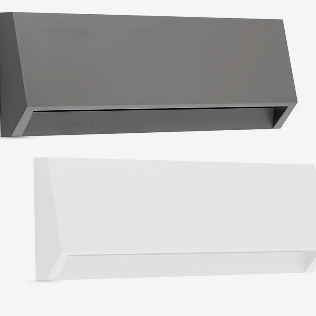 Aplique LED de Parede Aron Aster IP65 4W CCT (3000K/4000K/6500K) Cinzento/Branco 1