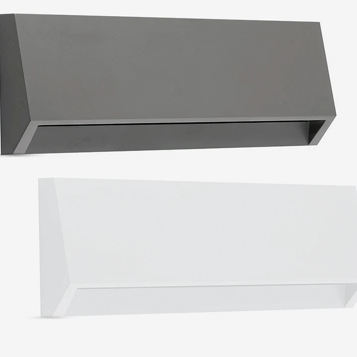 Aplique LED de Parede Aron Aster IP65 4W CCT (3000K/4000K/6500K) Cinzento/Branco 1