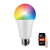 Lâmpada E27 A60 Smart WiFi 9W 900Lm 2700-6400K+RGB RGBW 230V Tuya