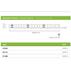 Fita LED 220V IP68 2835 120 SMD 16W/m LIGAÇÃO DIRETA 12MM MAXLED (CORTE DE 5 EM 5CM) - 50M