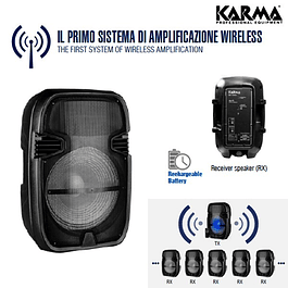Karma Haut-parleur récepteur portable sans fil 15