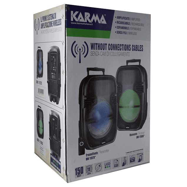 Karma Haut-parleur récepteur portable sans fil 15