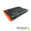 Console de Mixage 8 Canaux 6 Entrées USB/Enregistrement Ibiza