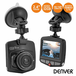 CÁMARA VIGILANCIA HD AUTOMÓVEL 2.4 "120º 12V DENVER