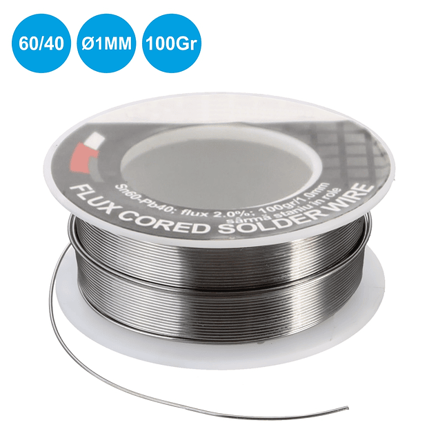 Solder 1MM 60/40 100G