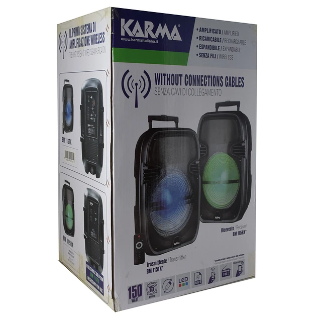 CONJ. COLUNAS PORTÁTEIS WIRELESS 15