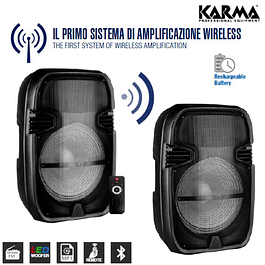 CONJ. COLUNAS PORTÁTEIS WIRELESS 15