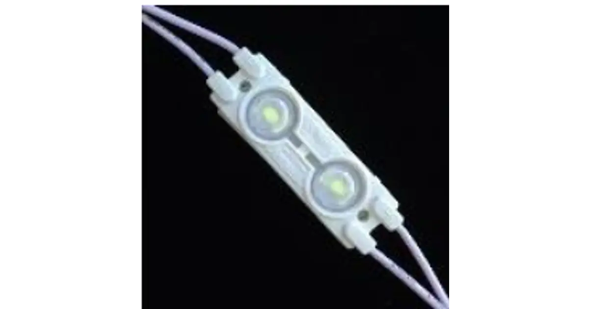 Módulo Led p/ Letras Publicitárias 12V 2W IP65 90º Luz Fria