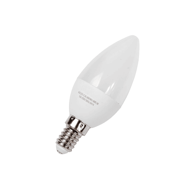 LâmpadaLED C30 E14 (fino) Vela 6W 580lm LED7