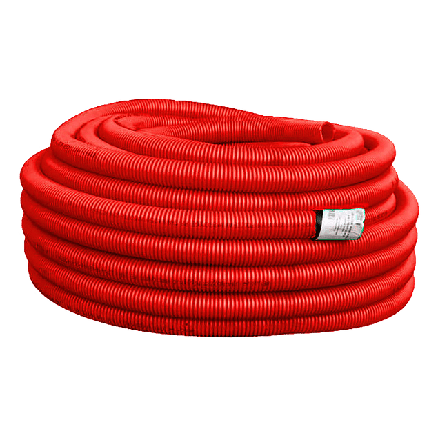 Tubo Corrugado ø 32mm Vermelho Ou Verde (Rolo 50mt)