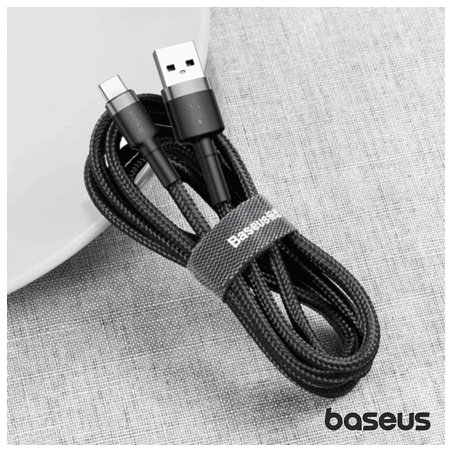 Cabo USB-A Macho P/ USB-C Macho 3m Cafule BASEUS