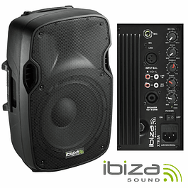 COLUMNA BI-AMPLIFICADA PROFESIONAL 8 "200WMÁX ABS IBIZA