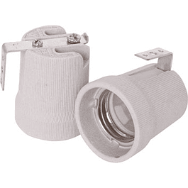 SOPORTE E27 PORCELANA CERAMICA C * L