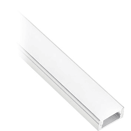 Profilé/Gouttière Sans Rabats 2M Pour Aluminium LED Diffuseur Opale 8MM (57/SW1506/2M-F)