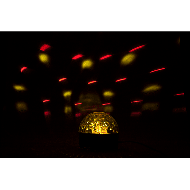 Projetor Luz C/ 6 LEDS 1W RGBWAV MIC Party 