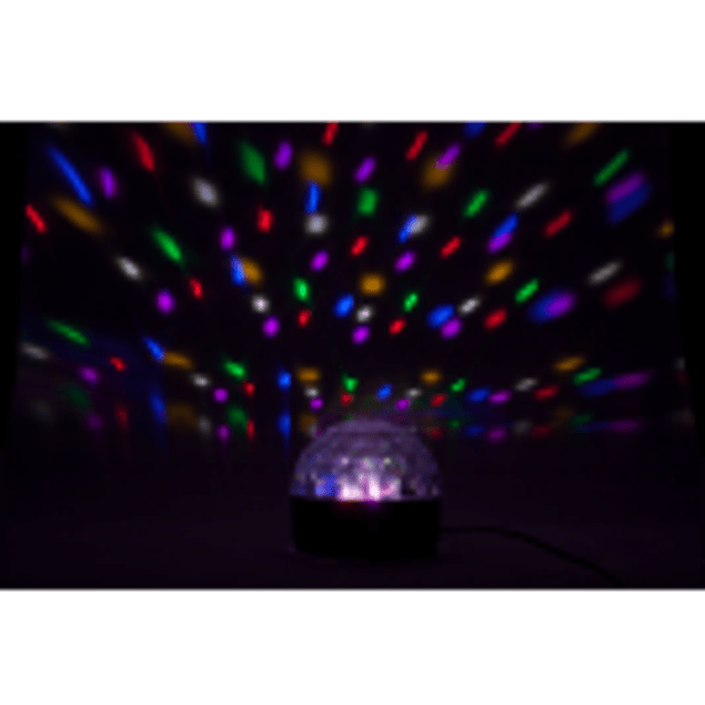 PROJETOR LUZ C/ 6 LEDS 1W RGBWAV MIC PARTY 