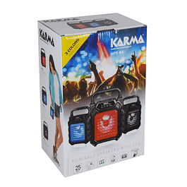 ALTAVOZ PORTÁTIL 4 ″ 25W MAX USB / MP3 / BT / FM / BAT