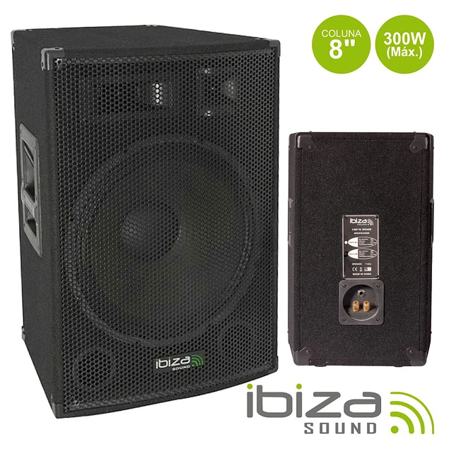 PASSIVE 3 WAY SPEAKER 8 "300WMax MDF IBIZA
