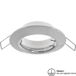 ANILLO DE SERIE INTECA REDONDO BLANCO CON SUELO