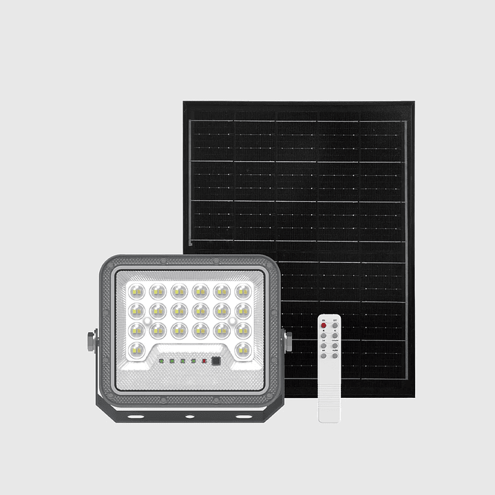 Projetor LED Maxled Projetor Solar Com Comando 50W 3CCT 700Lm IP65 2