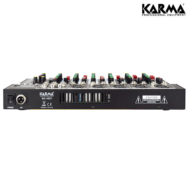 Mesa Mistura 7 Canais USB/MP3/REC/BT/FM - KARMA