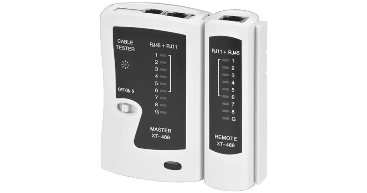 Testador de Cabos Rede RJ45