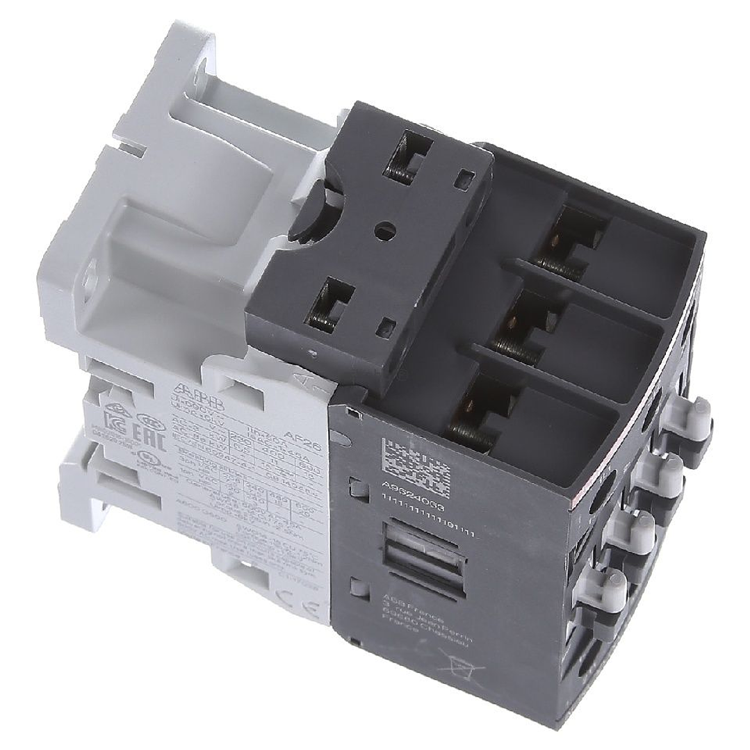 Contactor AF26 AF de 3 polos, 3 NA, AC1 45A, 20A Mono, bobina 230 V ac, 11 kW - AF16-30-10-13 - ABB 4