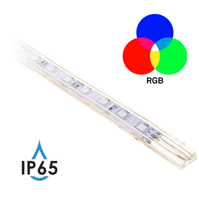 LED Strip Light 220V IP65 5050 SMD 14.4W RGB 10MM