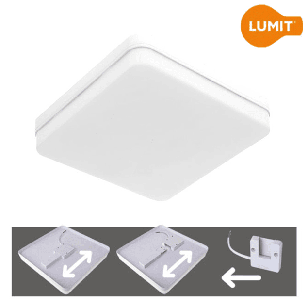 Panel LED Bismuto Superficie 18W 15X15X3.5CM 1620Lm