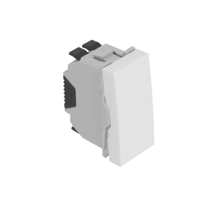 Botão Basculante - 1 Módulos Branco Quadro 45 45161SBR  Efapel 1