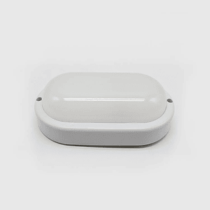 Aplique LED Exterior Plafon Oval Branco 8W 720Lm IP65 Maxled