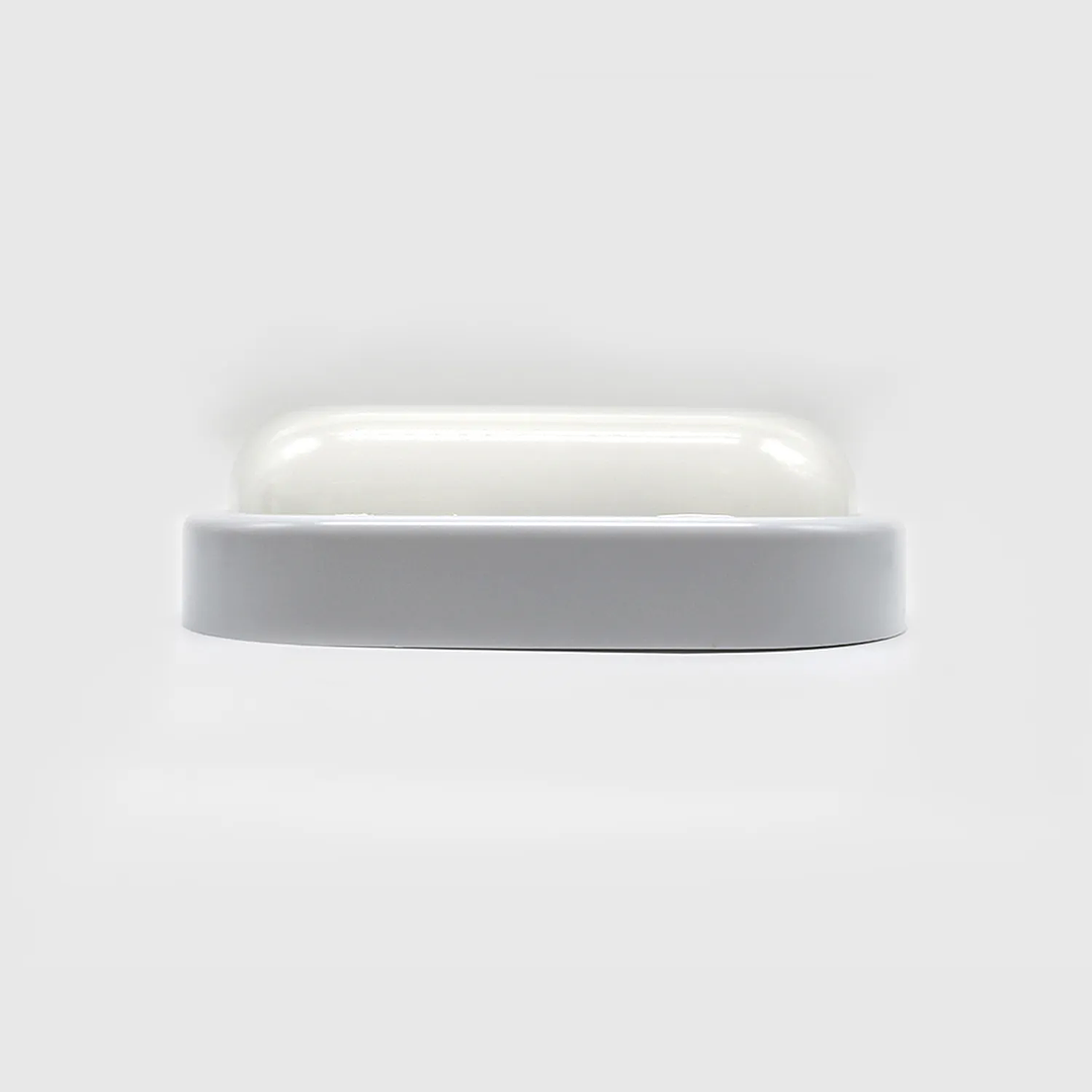 Aplique LED Exterior Plafon Oval Branco 8W 720Lm IP65 Maxled 4