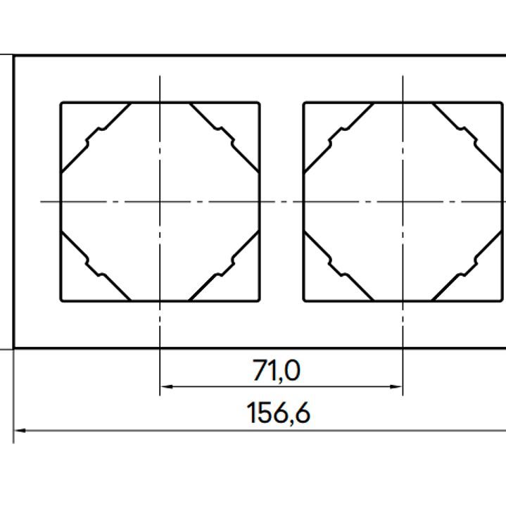 Espelho Duplo Logus 90 Animato Dourado 90920TUU 2