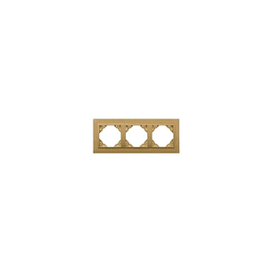 EspelhoTriplo Logus 90 Animato Dourado 90930TUU