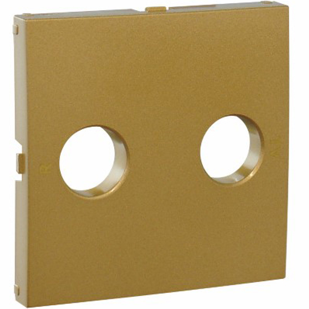 Centro P/Tomada R-TV Logus 90 Animato Dourado 90776TDU 1