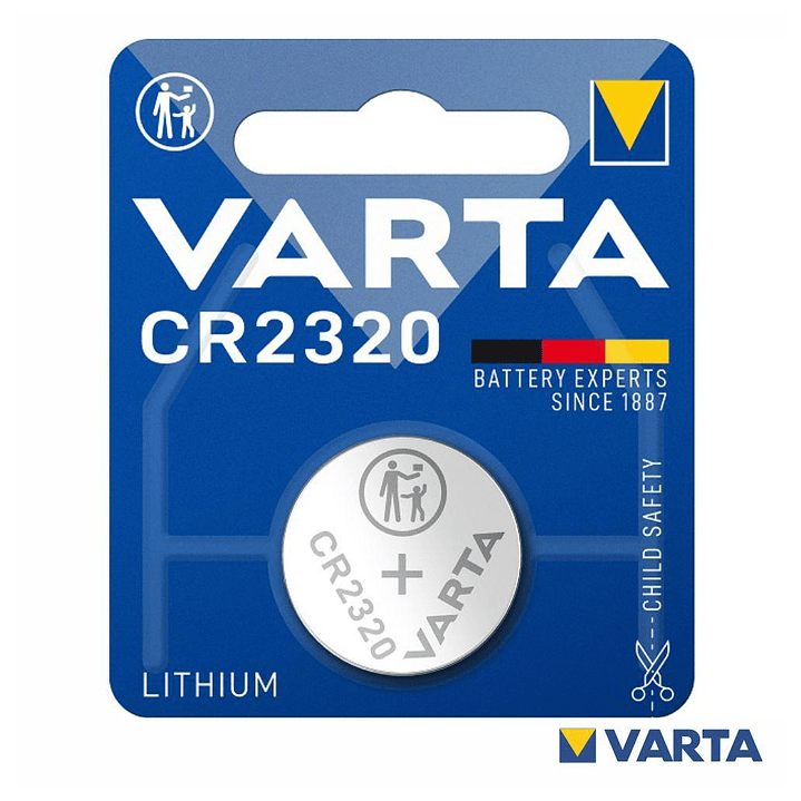 Pilha Lítio Botão CR2320 3V Blister VARTA 1