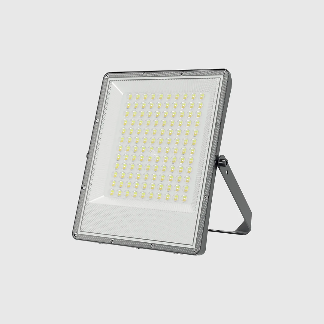 Projetor LED Slim Cinza IP65 3CCT 10000Lm 100W 90º Maxled 1