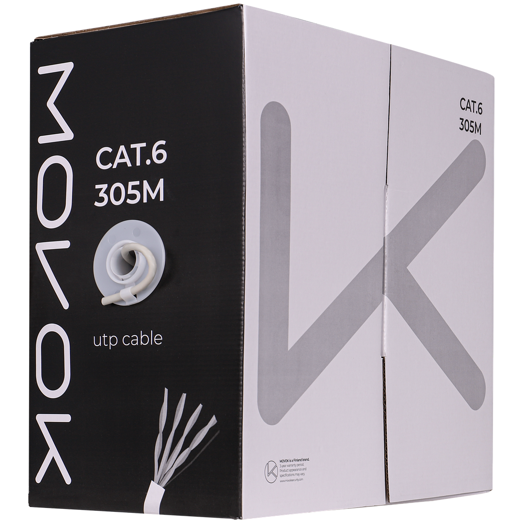 Cabo U/UTP Cat6 CCA LSHZ (Livre Halogênios) - 305M 1