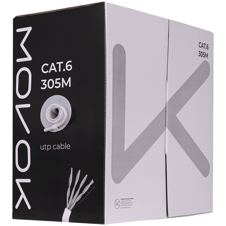 Cabo U/UTP Cat6 CCA LSHZ (Livre Halogênios) - 305M 1