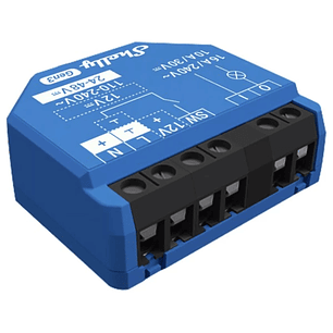 Shelly 1 Gen3 - Módulo interruptor para automação WiFi 110/240VAC 12VDC 24-48VDC - 16A