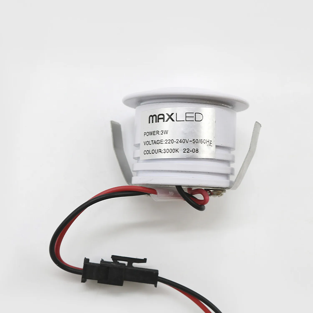 SPOT Led Fixo Redondo Branco 3W 210Lm 60° Maxled 6