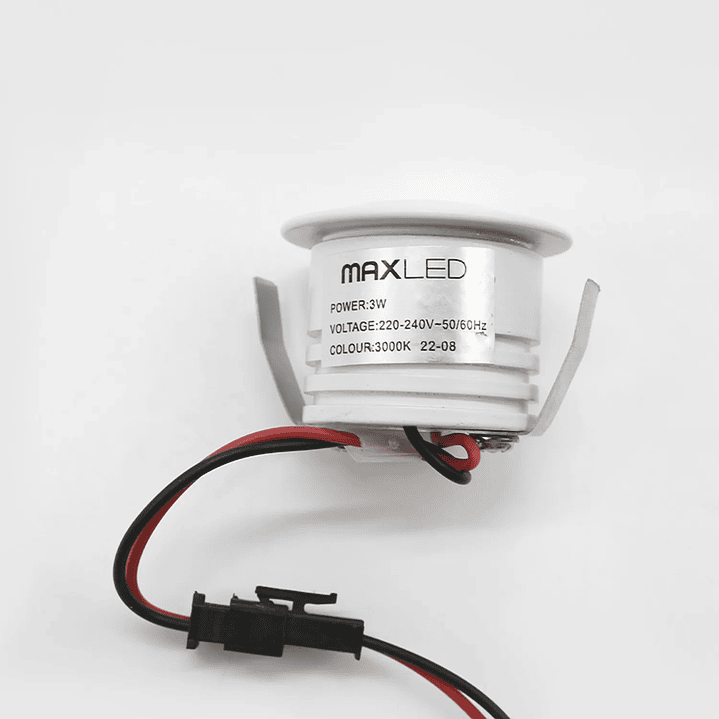 SPOT Led Fixo Redondo Branco 3W 210Lm 60° Maxled 6