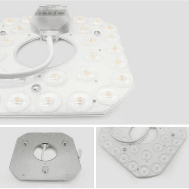 Módulo LED Magnético CCT3 20W 2400Lm 133x133mm Maxled 3