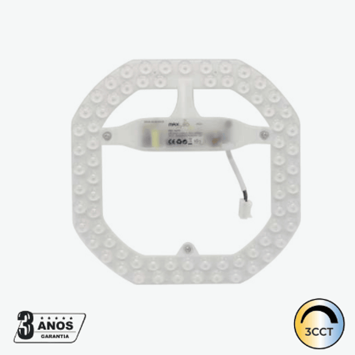 Módulo LED Magnético CCT3 50W 6000Lm 253x253mm Maxled  1