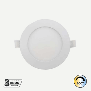 Painel LED 6W 480Lm Redondo Branco IP44 CCT3 Maxled
