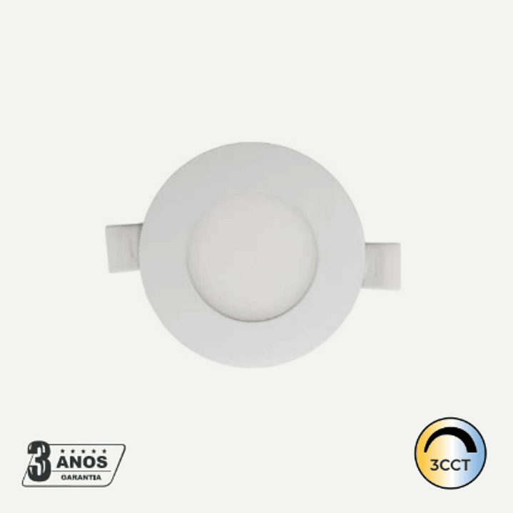 Painel LED 5W 400Lm Redondo Branco IP44 CCT3 Maxled 1