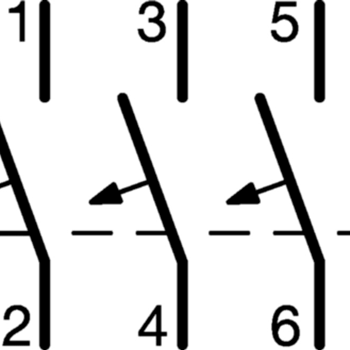 Disjuntor 4 Pólos 16A Curva C 6/10kA 4 Módulos Hager 2