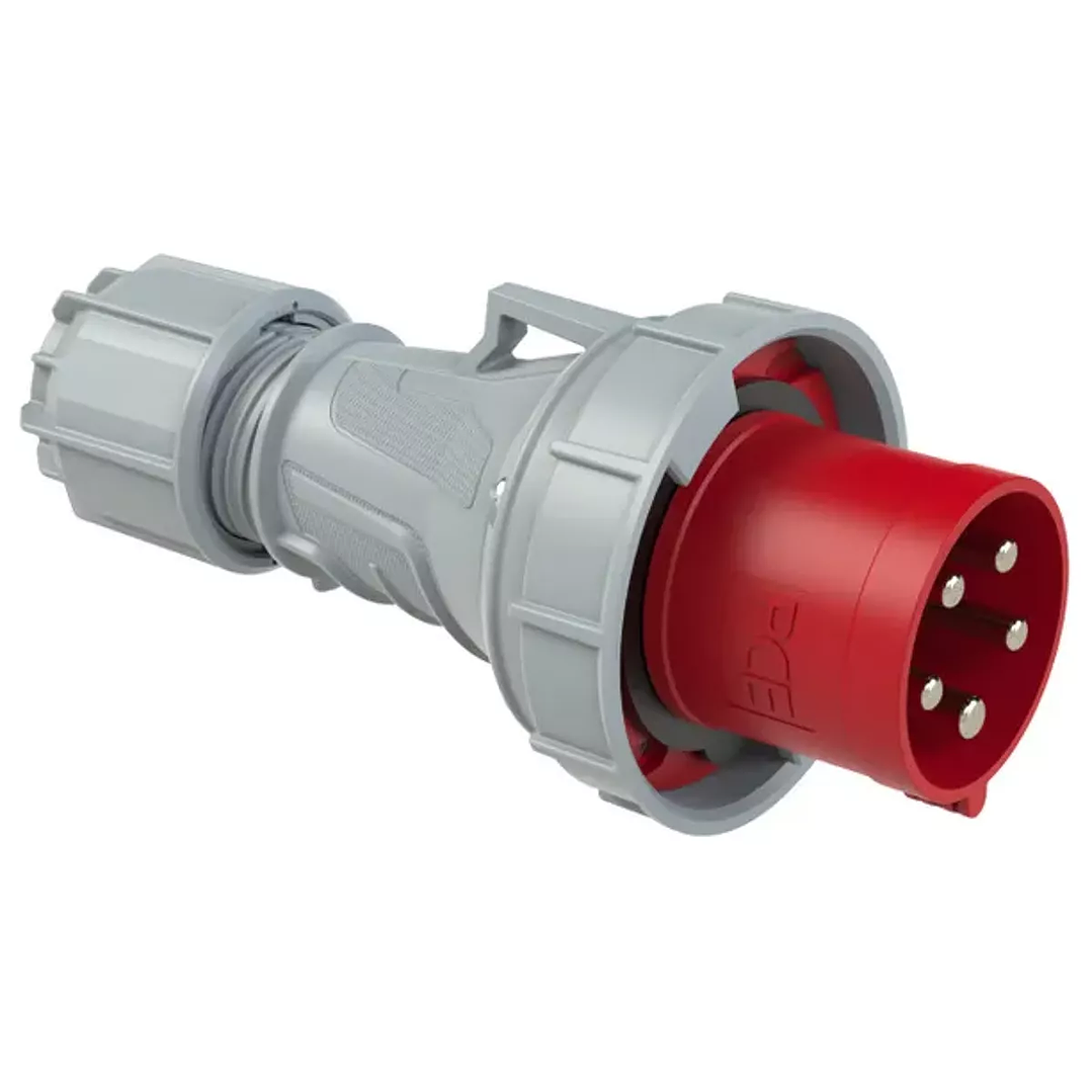 PCE 035-6 - Ficha CEE trifásica macho 5 pólos (3P+N+T) 63A IP67 PCE0356 PCE 1